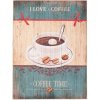 62829 Clayre Eef Decoración mural CAFÉ