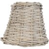 6lak0256 Pantalla de ratán Clayre y Eef Natural ø 14x12 cm - e27