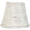 Clayre & Eef 6LAK0256W Pantalla Ø 14x12 cm Ratán Blanco