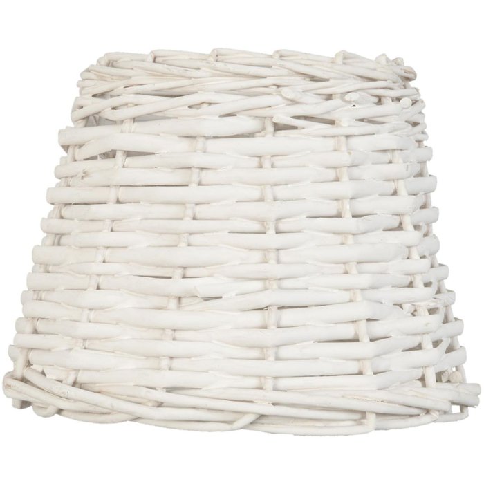 Pantalla 6LAK0258W Clayre & Eef - blanco Ø 20x15 cm E27