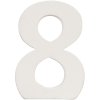 Número 8 de MDF natural 8x5 cm