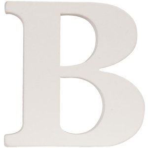 Letra B - 8x8 cm MDF