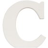 Letra C - 7x8 cm MDF