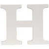 Letra H - 9x8 cm MDF