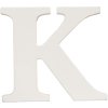 Letra K - 9x8 cm MDF