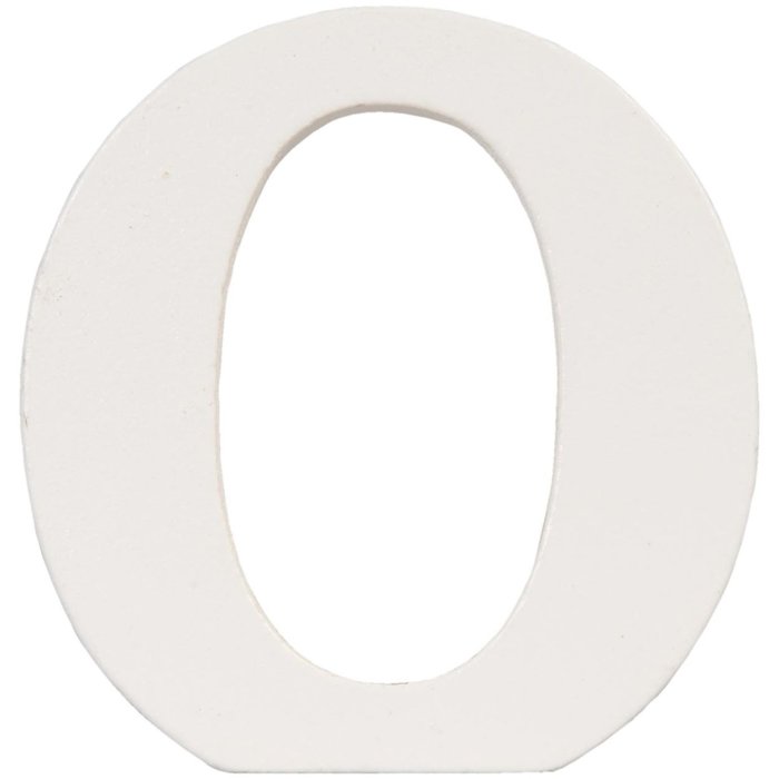 Letra O - MDF 8x8 cm