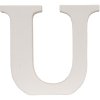 Letra U - MDF 9x8 cm