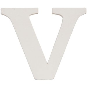 Letra V - 9x8 cm MDF