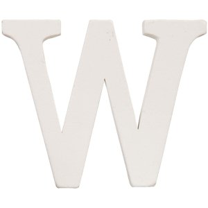 Carta W - 10x8 cm MDF