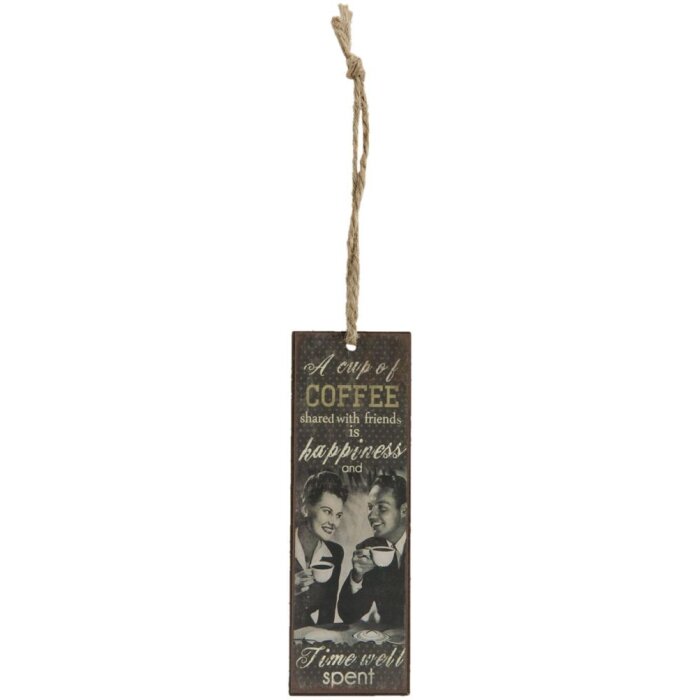 Colgante decorativo COFFEE 5x15 cm