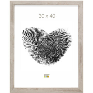 Marco de madera S45R moldura de bloque 15x30 cm luz