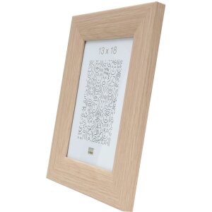 Marco de madera S53G roble 10x15 cm