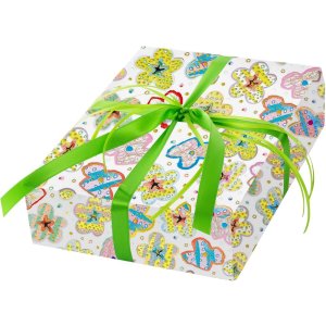 Goldbuch Papel de regalo Fantasia blanco 50x70 cm