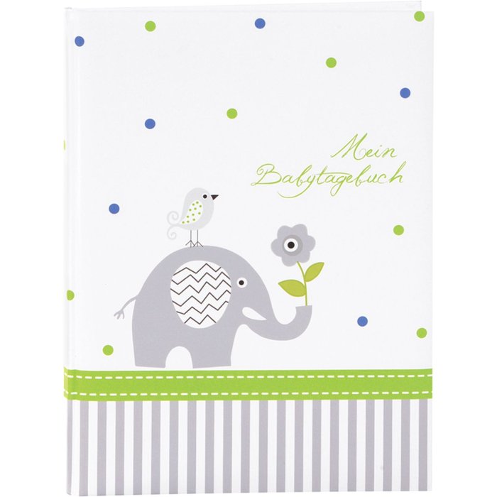 Goldbook Diario del bebé Babyworld Elefante 21x28 cm 44 páginas ilustradas