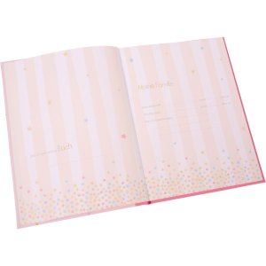 Goldbook Diario del bebé Bunny rosa 21x28 cm 44 páginas ilustradas