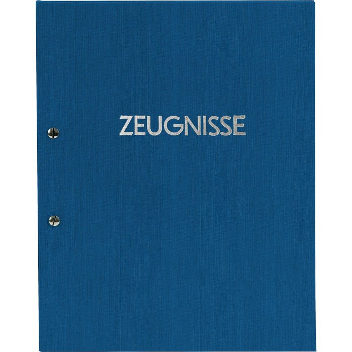 Cartera de informes Colores azul