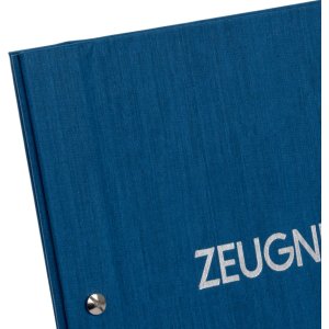 Cartera de informes Colores azul