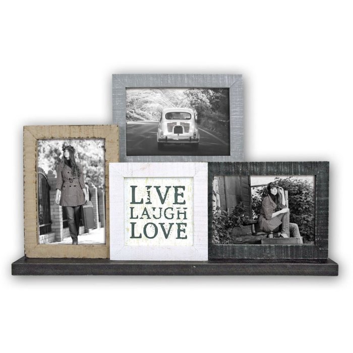 ZEP Marco de pie Jerome 10x15 cm y 10x10 cm 4 fotos 42x27 cm