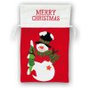 Bolsa de regalo de Navidad 25x28 cm muñeco de nieve