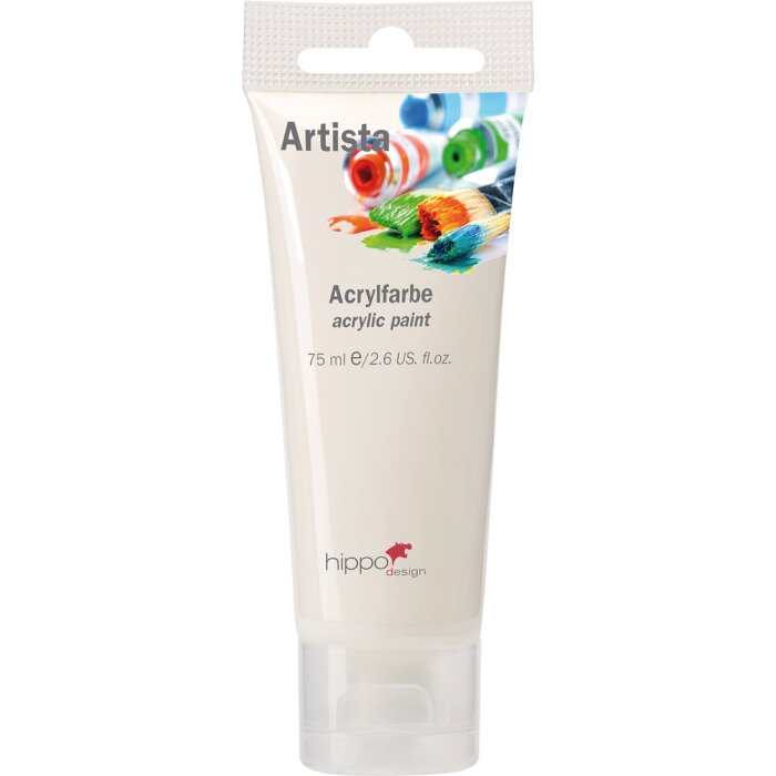 Pintura acrílica, blanca, 75 ml