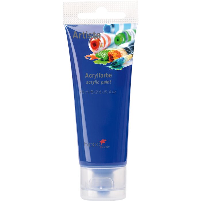 Pintura acrílica, azul oscuro, 75 ml