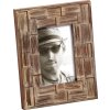 Marco de fotos de madera Liam marrón oscuro 13x18 cm