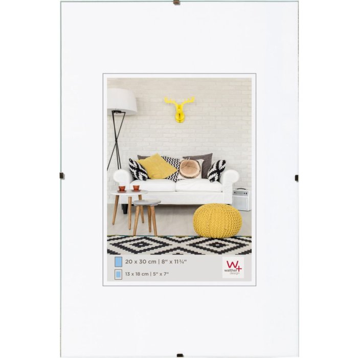 Walther Portafotos sin marco 29,7x42 cm DIN A3 Cristal transparente