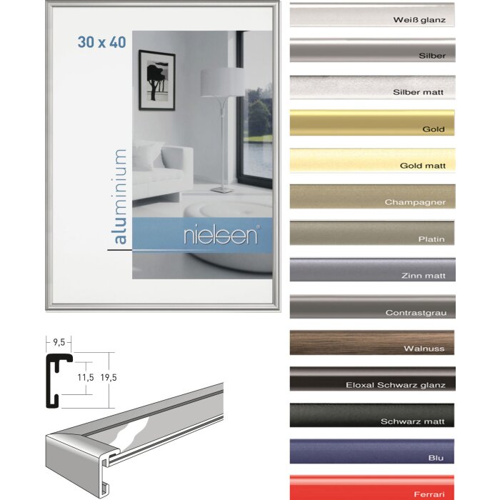 Armazón clásico de aluminio de Nielsen