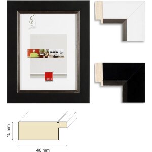 Ceanothe Marco de madera Orion perfil plano ancho