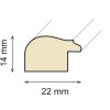 Ceanothe Marco de madera Circee de 10x15 cm a 60x80 cm