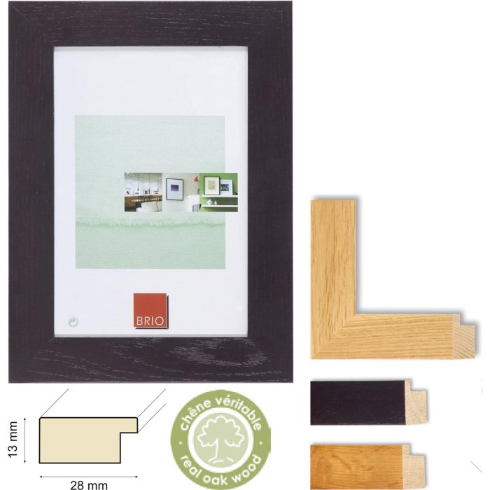 Ceanothe Marco de madera Oakland de 10x15 cm a 60x80 cm