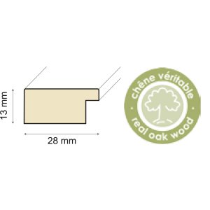 Ceanothe Marco de madera Oakland de 10x15 cm a 60x80 cm