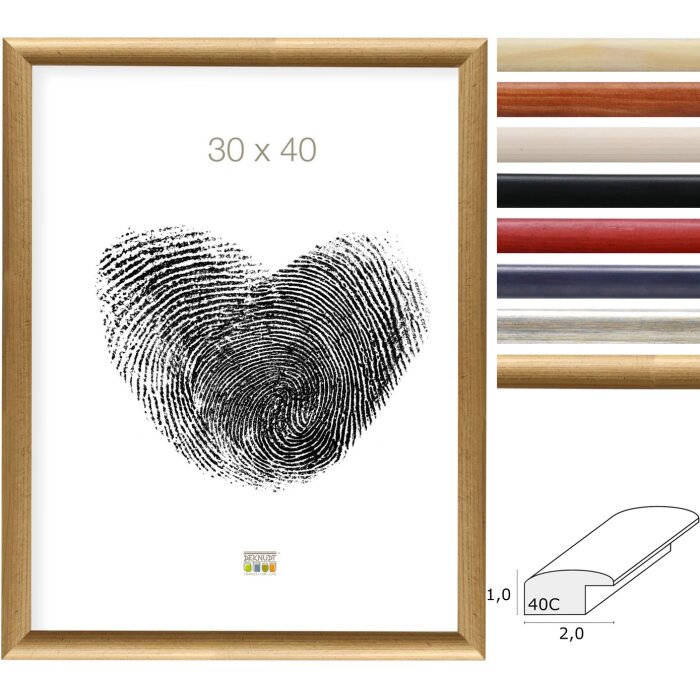 Marco de madera S40C Deknudt