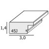 Marco de madera S45J Basic