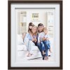 Deknudt Marco de madera marrón S65KQ1 Passepartout doble