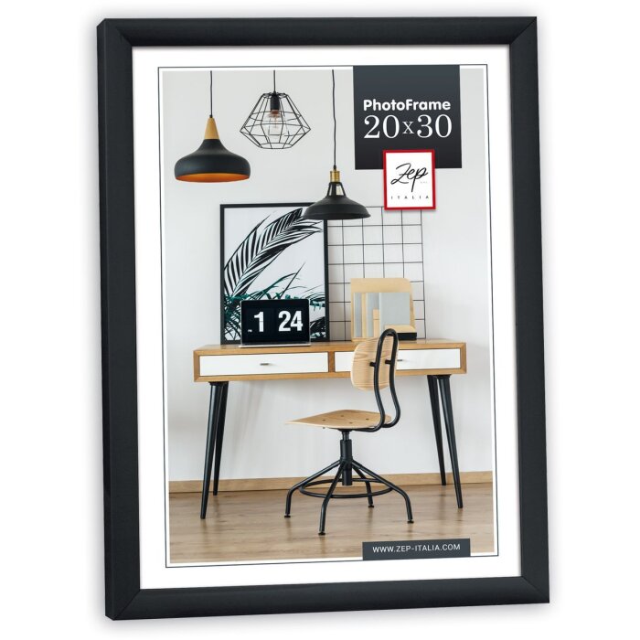 ZEP Marco de plástico New Easy 20x30 cm negro
