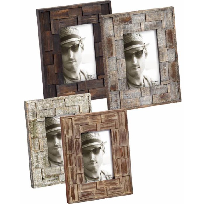 Marco de fotos de madera Liam 10x15 cm y 13x18 cm 4 colores