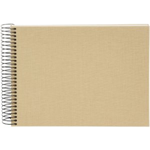 Goldbuch Álbum espiral Bella Vista arena 24x17 cm 40 páginas blancas