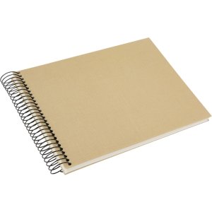 Goldbuch Álbum espiral Bella Vista arena 24x17 cm 40 páginas blancas
