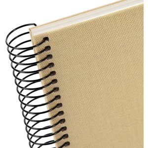 Goldbuch Álbum espiral Bella Vista arena 24x17 cm 40 páginas blancas
