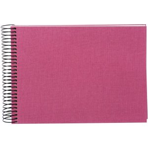 Goldbuch Álbum espiral Bella Vista fucsia 24x17 cm 40 páginas blancas