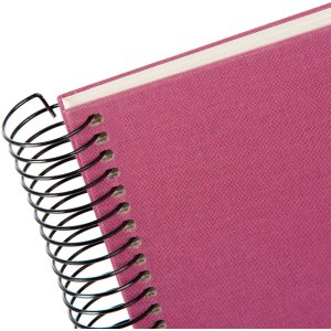 Goldbuch Álbum espiral Bella Vista fucsia 24x17 cm 40 páginas blancas