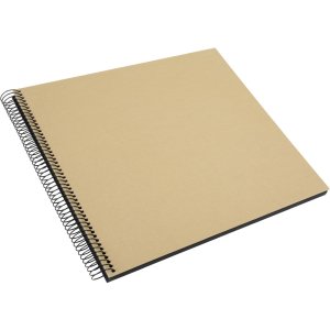 Goldbuch Álbum espiral Bella Vista arena 35x30 cm 40 páginas negras