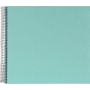 Goldbuch Álbum espiral Bella Vista aqua 35x30 cm 40 páginas negras
