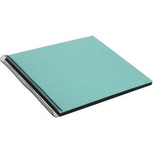 Goldbuch Álbum espiral Bella Vista aqua 35x30 cm 40 páginas negras