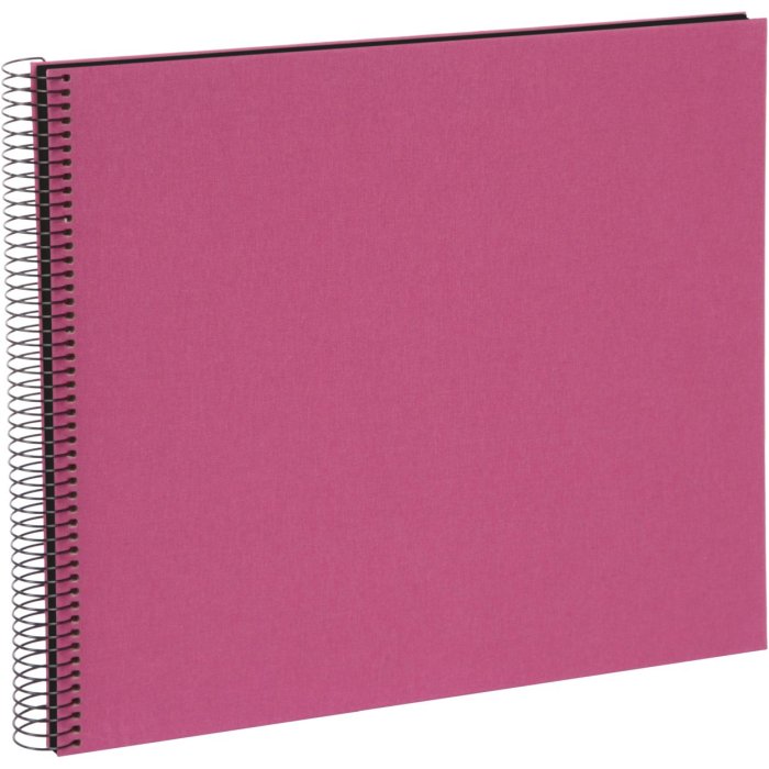 Goldbuch Álbum espiral Bella Vista fucsia 35x30 cm 40 páginas negro