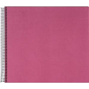 Goldbuch Álbum espiral Bella Vista fucsia 35x30 cm 40 páginas negro