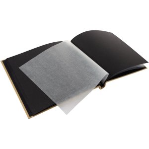 Goldbuch álbum con tapa de rosca Bella Vista arena 30x25 cm 40 páginas negras