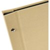 Goldbuch álbum con tapa de rosca Bella Vista arena 30x25 cm 40 páginas negras
