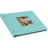 Goldbuch Álbum de rosca Bella Vista aqua 30x25 cm 40 páginas negras